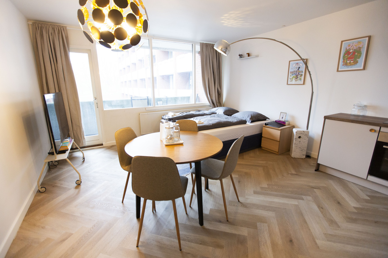 Cozy Studio With Balcony In Central Copenhagen