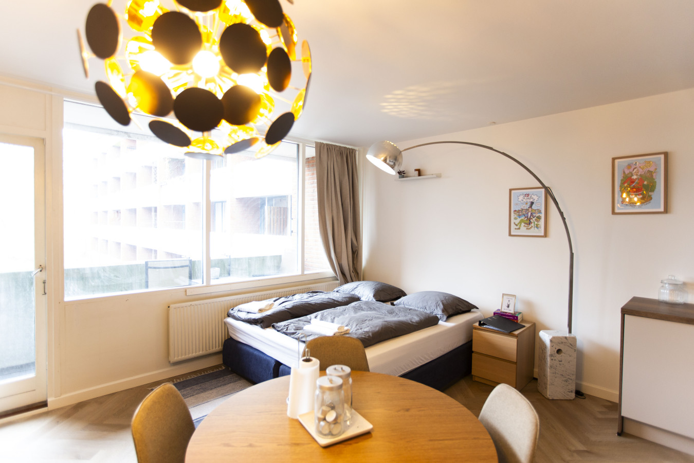 Cozy Studio With Balcony In Central Copenhagen