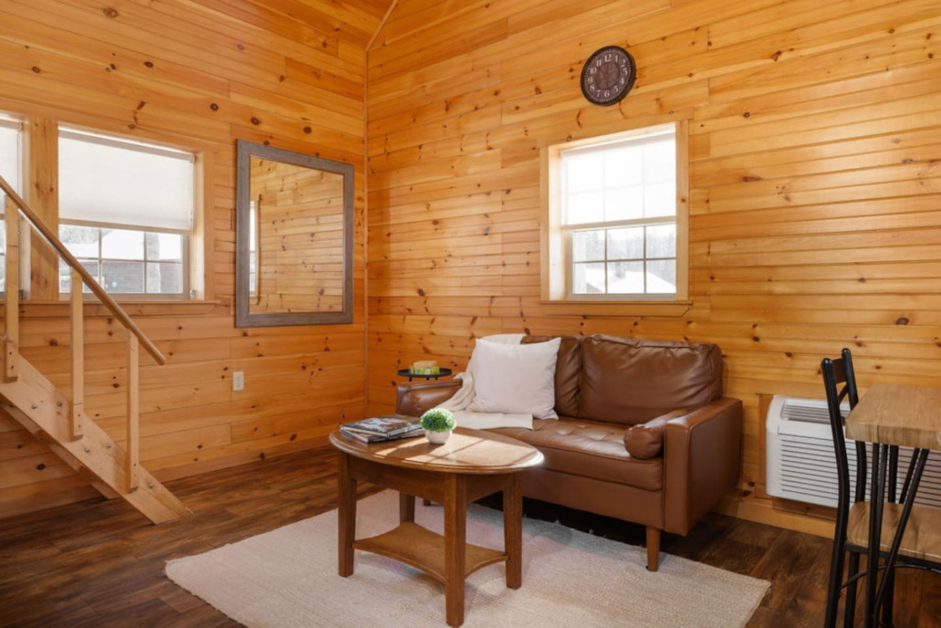 Waterfront Log Cabin Hideaway Sauna Trails - Bethlehem, NH