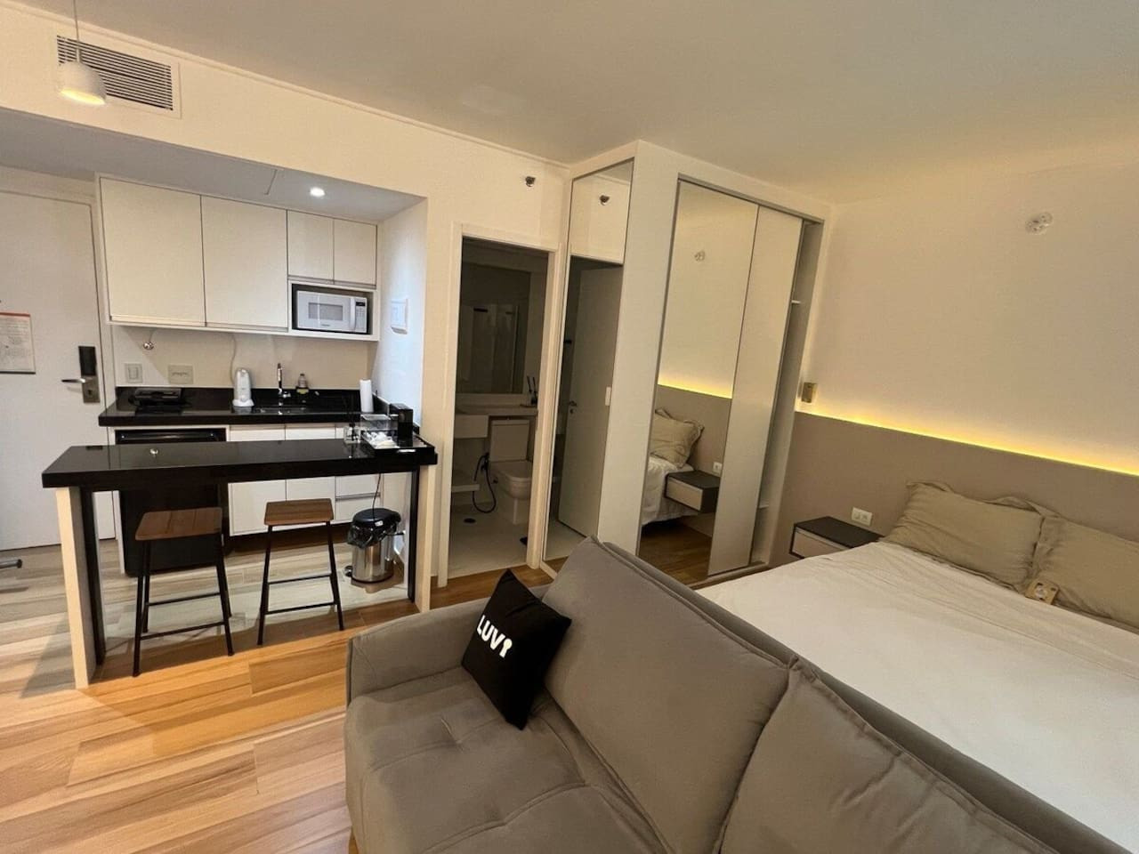 Studio mobiliado para temporada em Indianópolis, São Paulo, foto 6