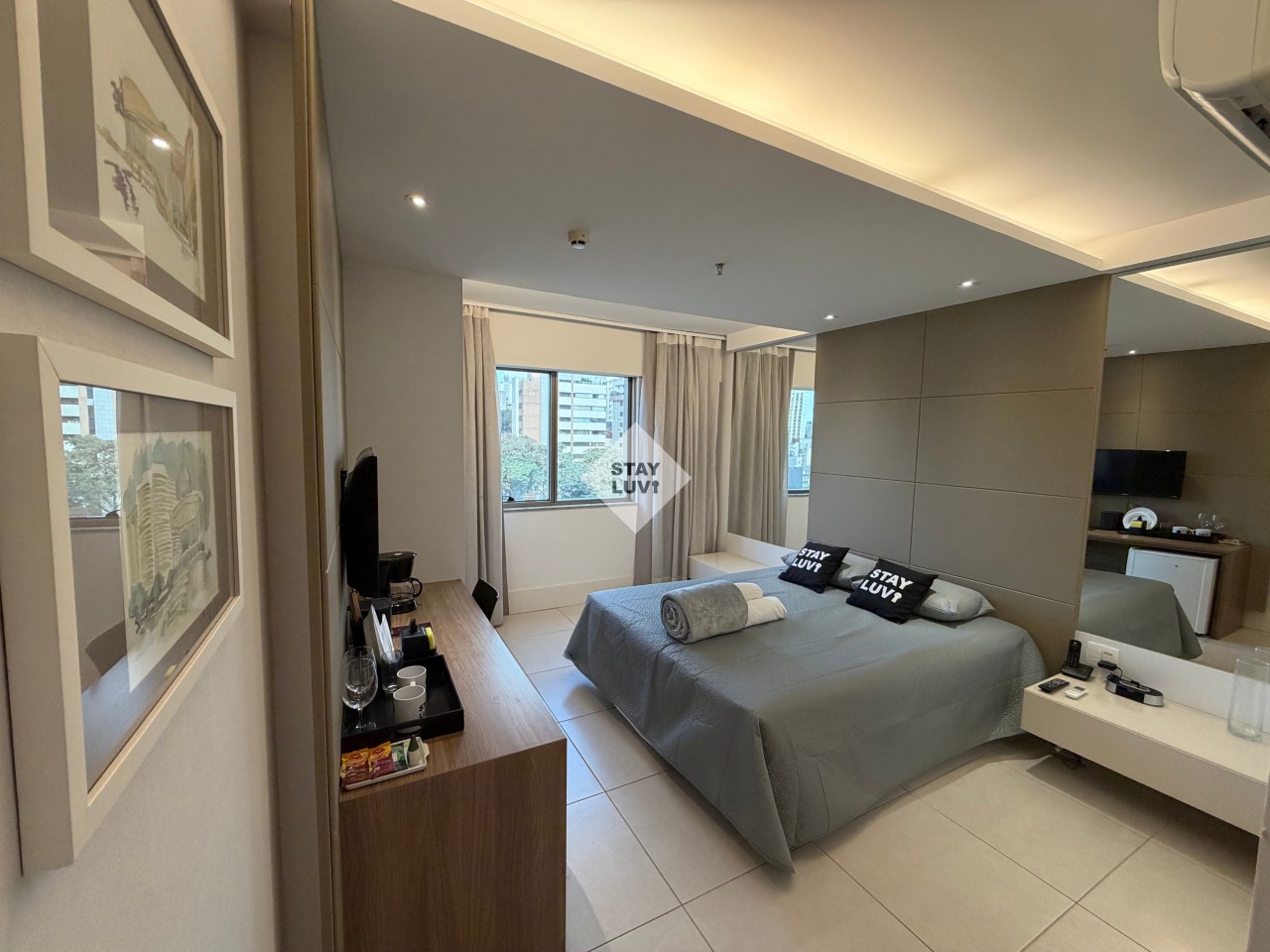 Studio de 1 quarto mobiliado para alugar em Cidade Jardim, Belo Horizonte