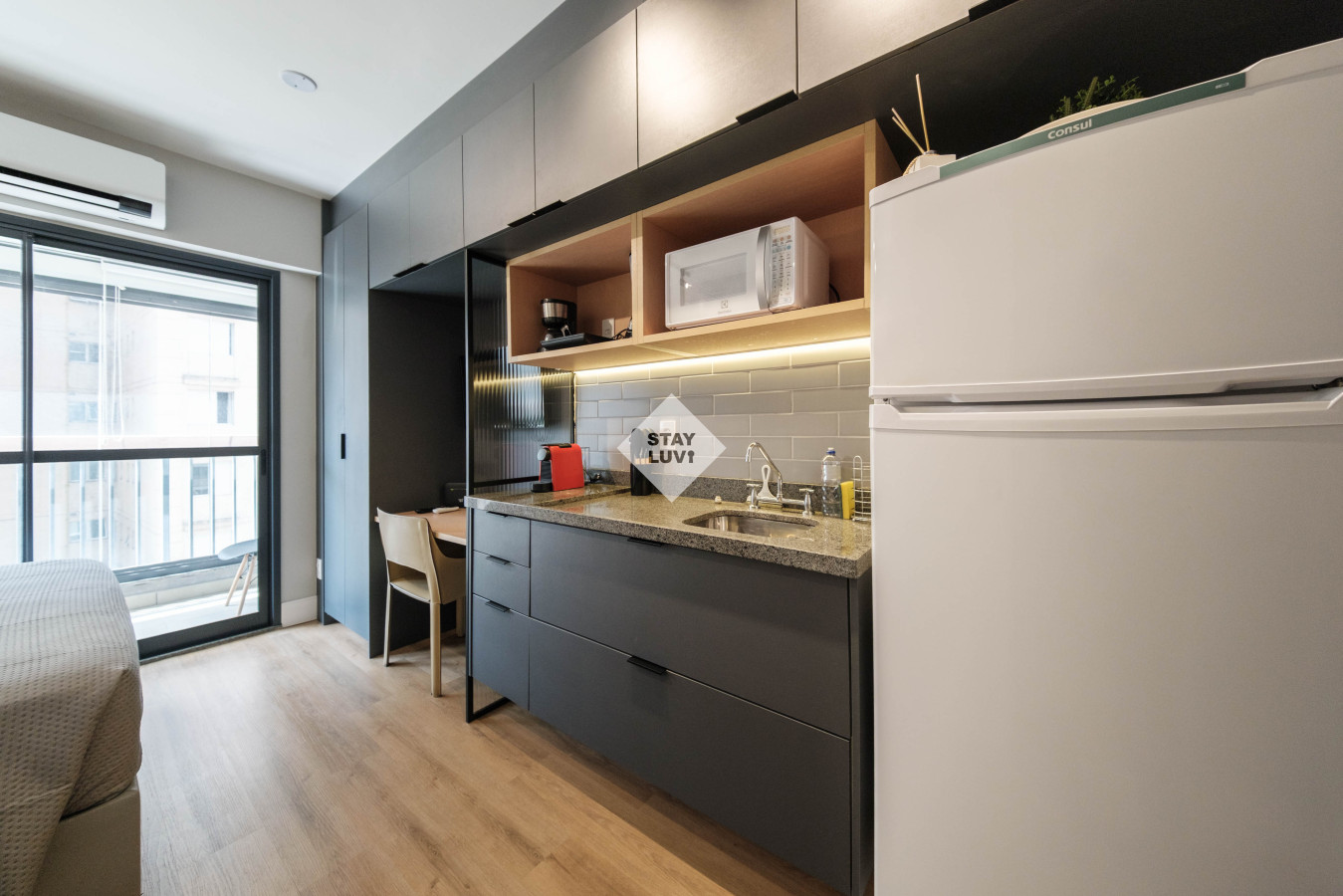 Studio mobiliado para temporada em Brooklin Paulista, São Paulo, foto 6