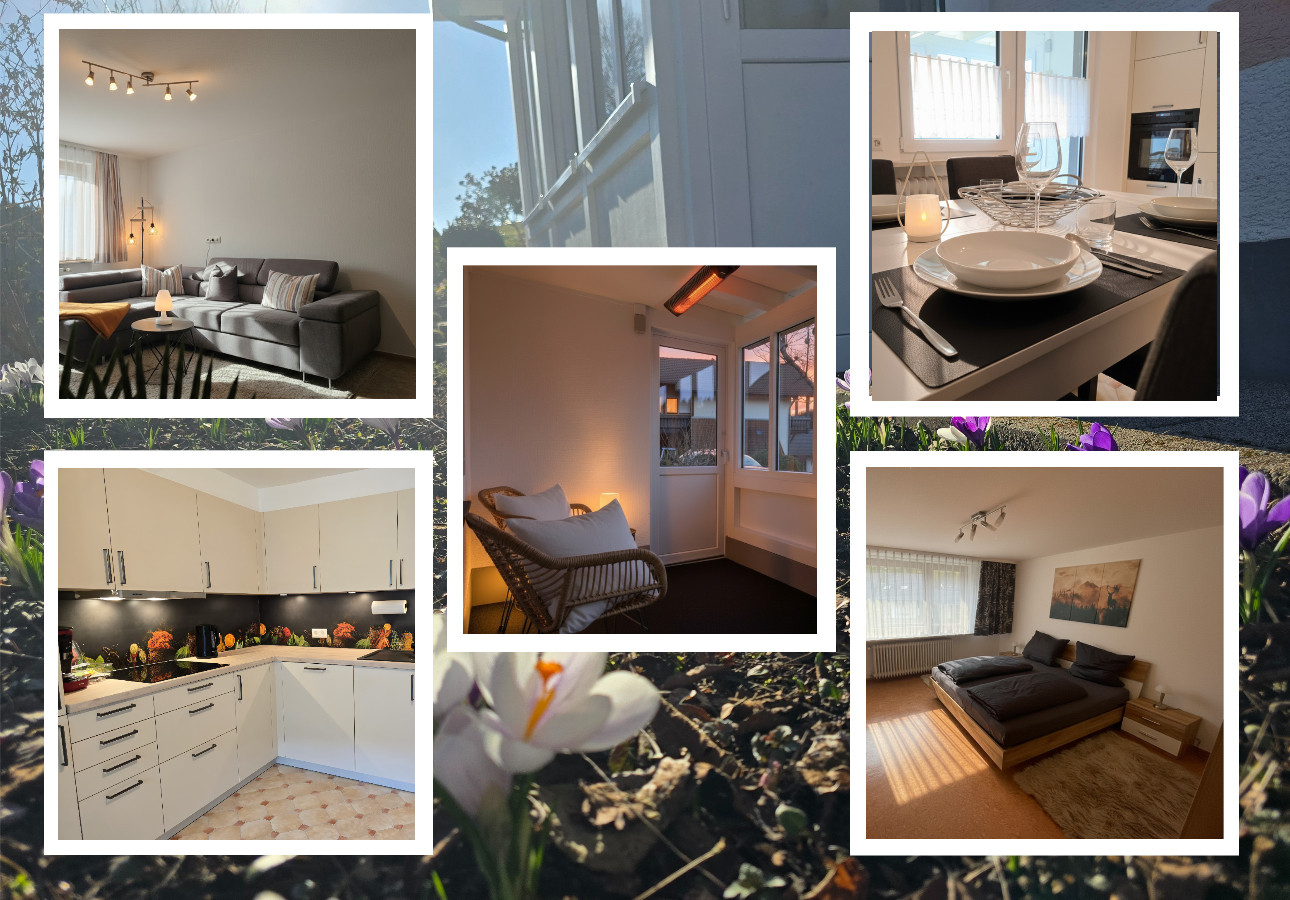 Spacious, Cozy Apartment in Obertal with Heated Wintergarden & Parking