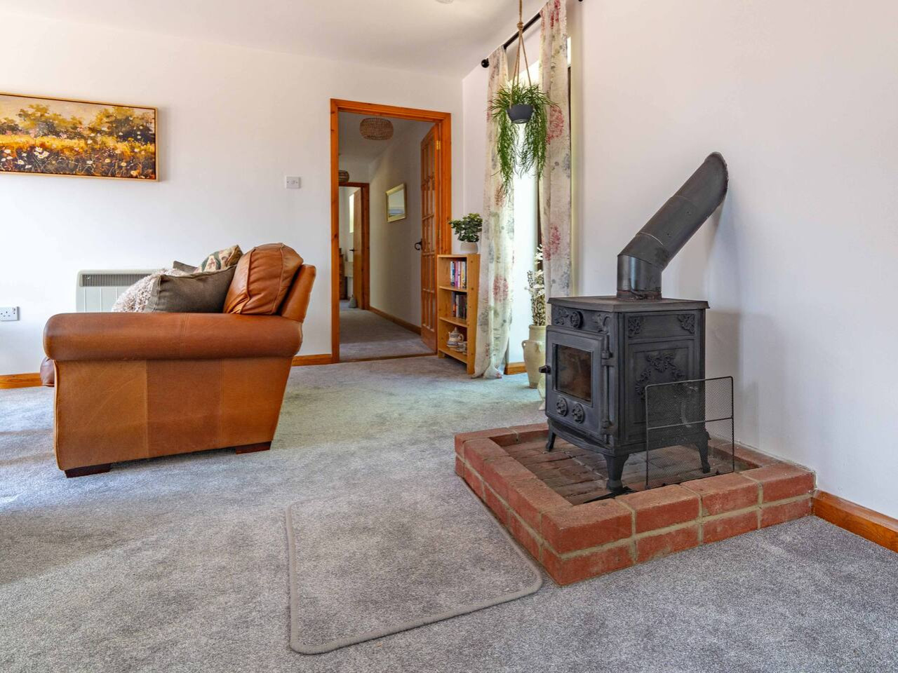 Rural Canterbury | The Dairy | Courthope Farm Cottage | Woodburner Fire in Mill Lane The Dairy - Property image 22 - VivreStays