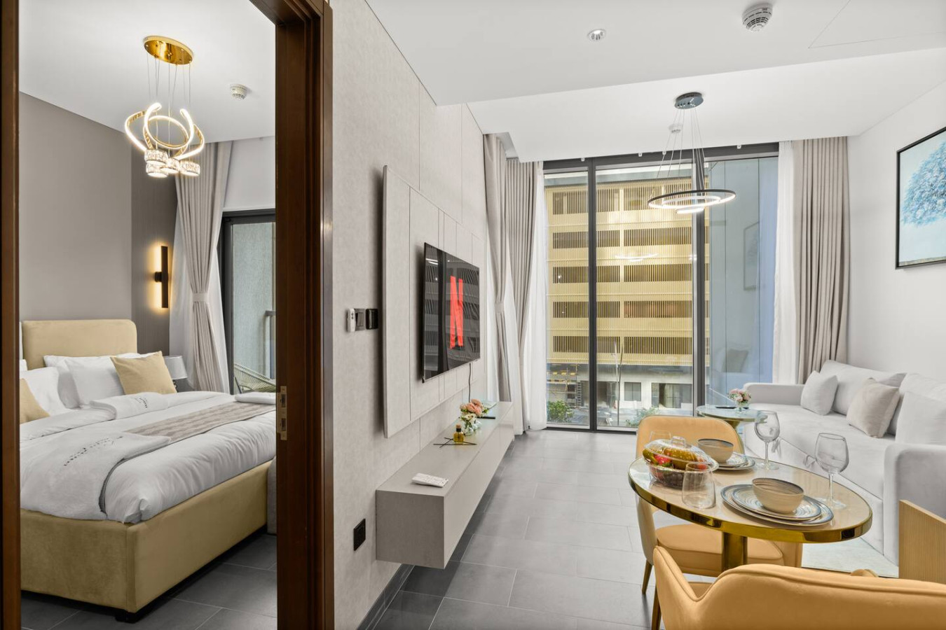 Elegant 1BR w/ Bedroom Balcony | Sobha Crest