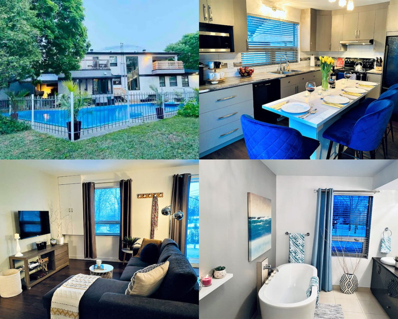 Heated Outdoor Pool And Spacious Grounds - Stylish Urban Escape - Quebec City