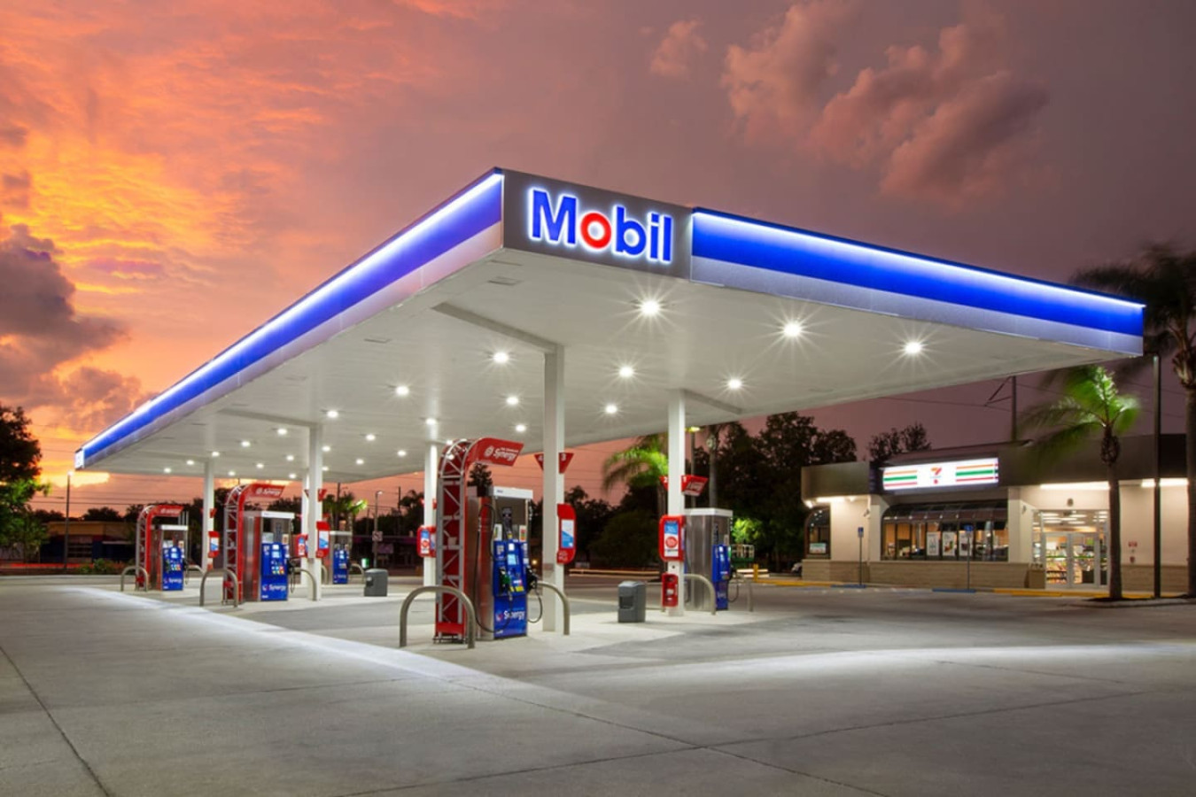 A gas station and convenience store, useful for a quick stop without a long drive.