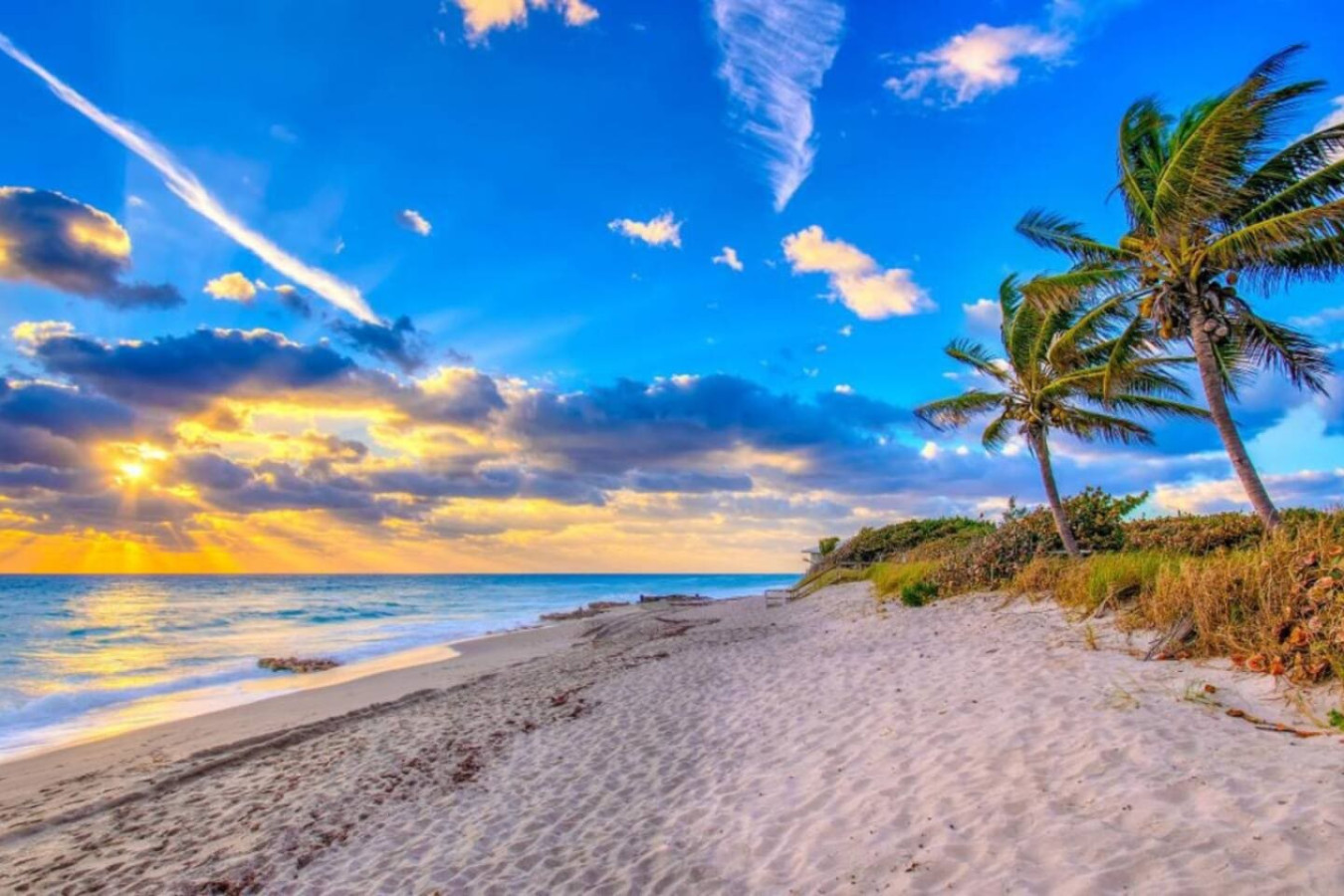 Delray Beach, about 30 minutes south of the property, though this particular shot is a general coastal photo rather than an image tied to a specific spot.