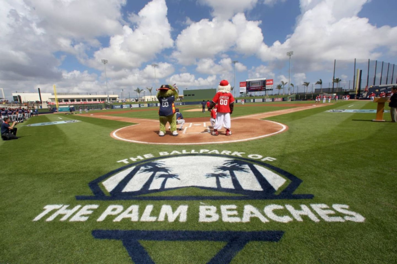 The Ballpark of the Palm Beaches, just around the corner from the property.