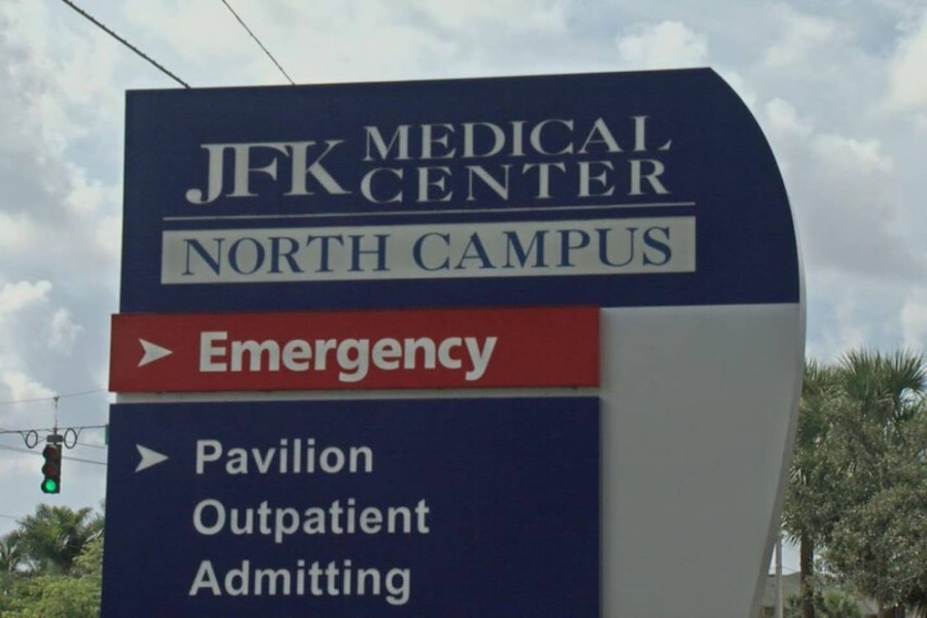 JFK Medical Center's North Campus, about 8 minutes away.