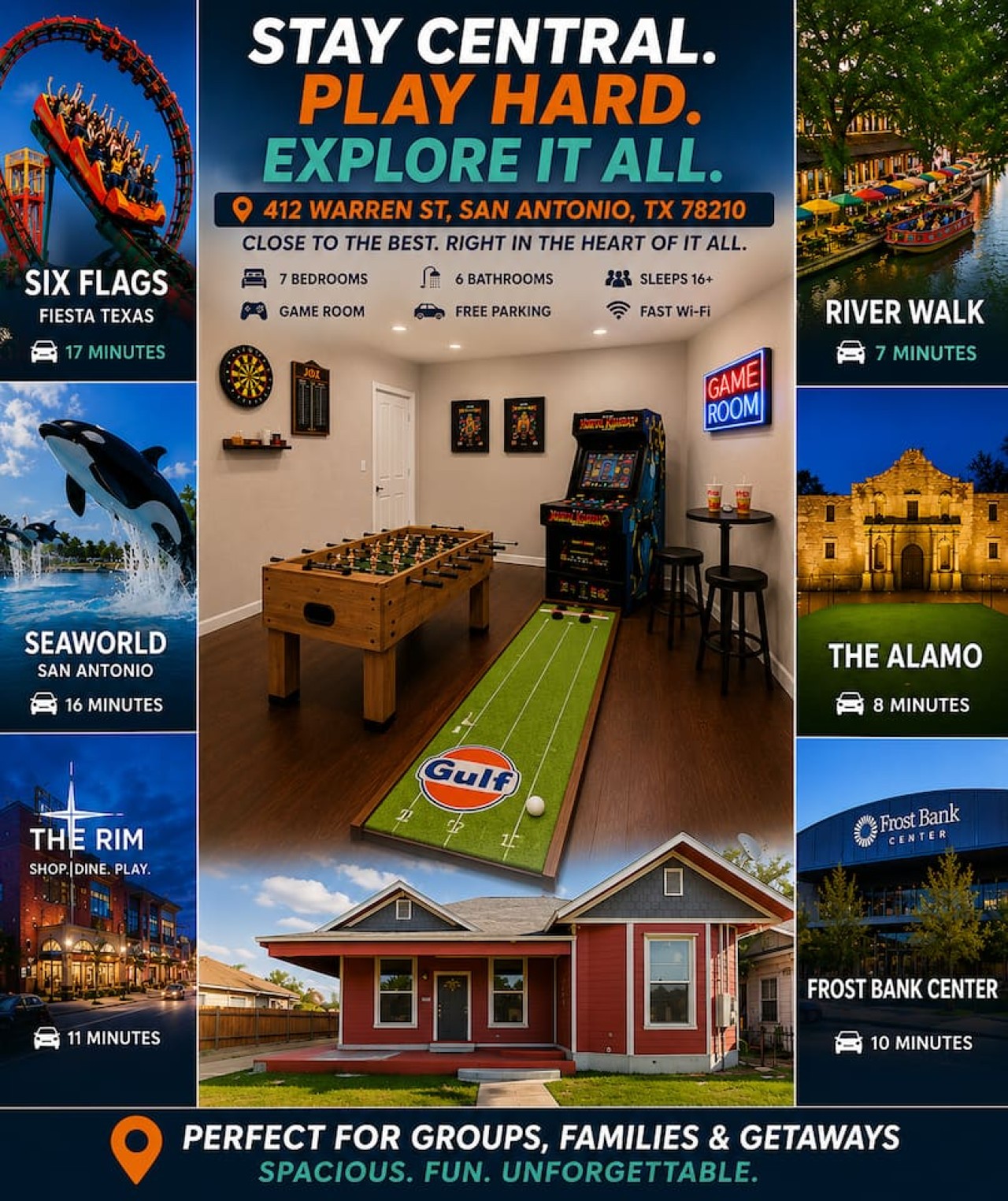 Warren amenities and nearby attractions overview