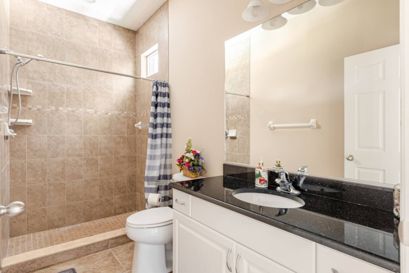 A straightforward, functional shower.