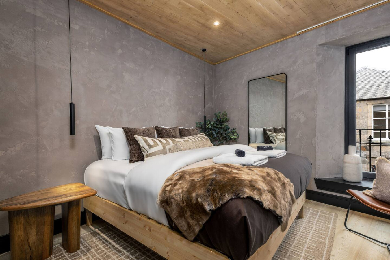 Stirling Tranquility: Scottish-Scandi Hideaway serviced apartment - Stirling - VivreStays