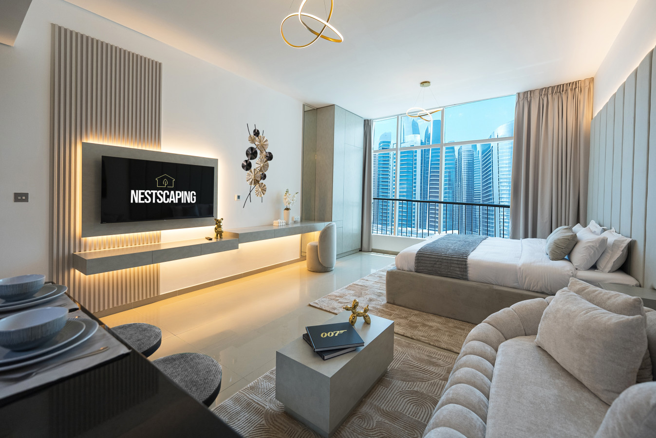 The Skyline Residence - large studio