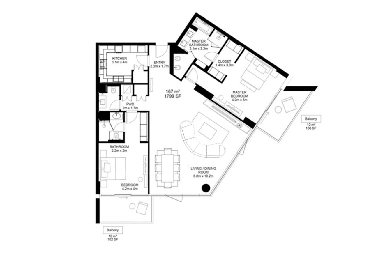 The Coastal Edition (Mamsha) - 2 bedroom