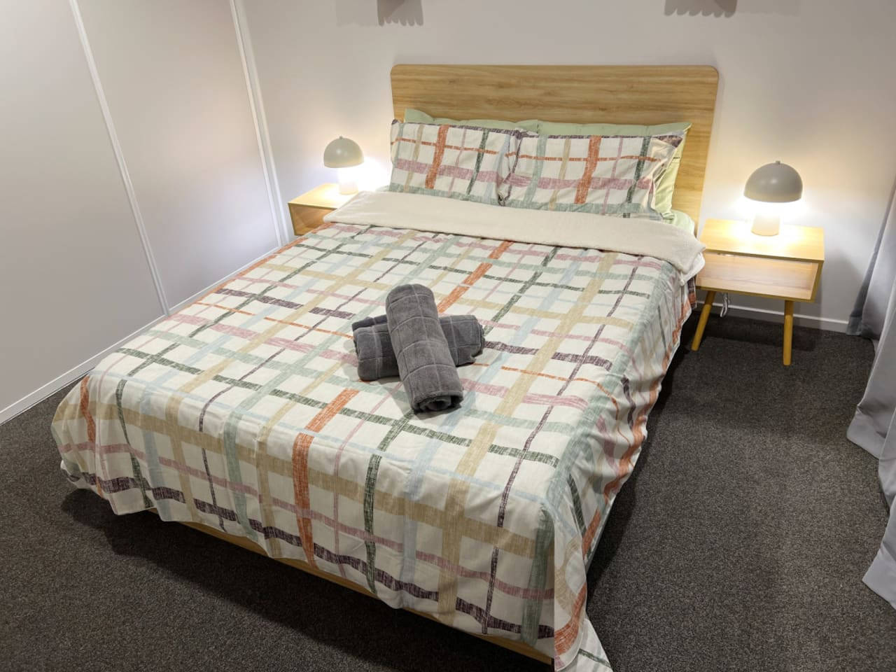 Bedroom 2 with Bedside Lamps