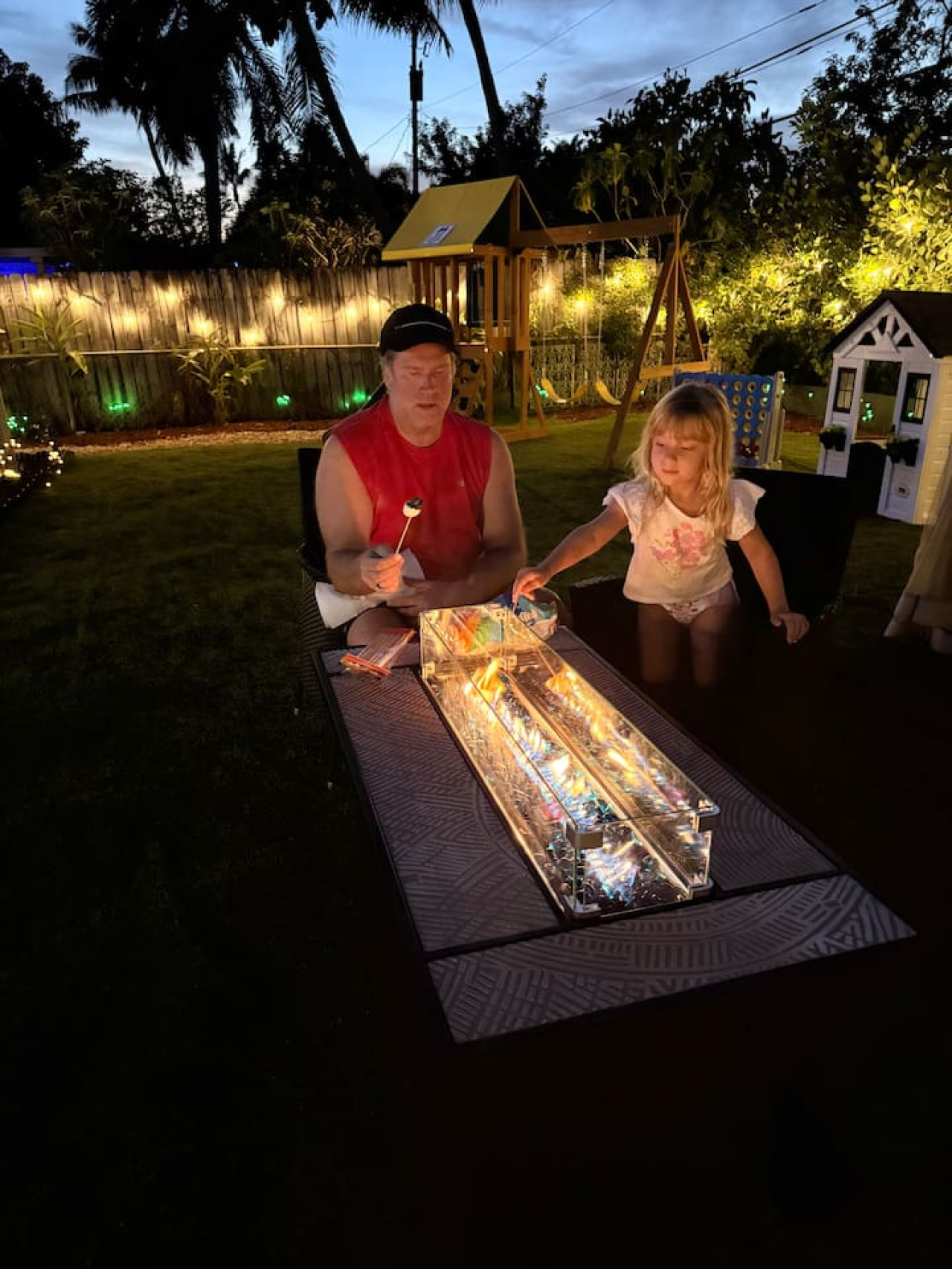 Fire Pit for cozy grilled marshmallow nights