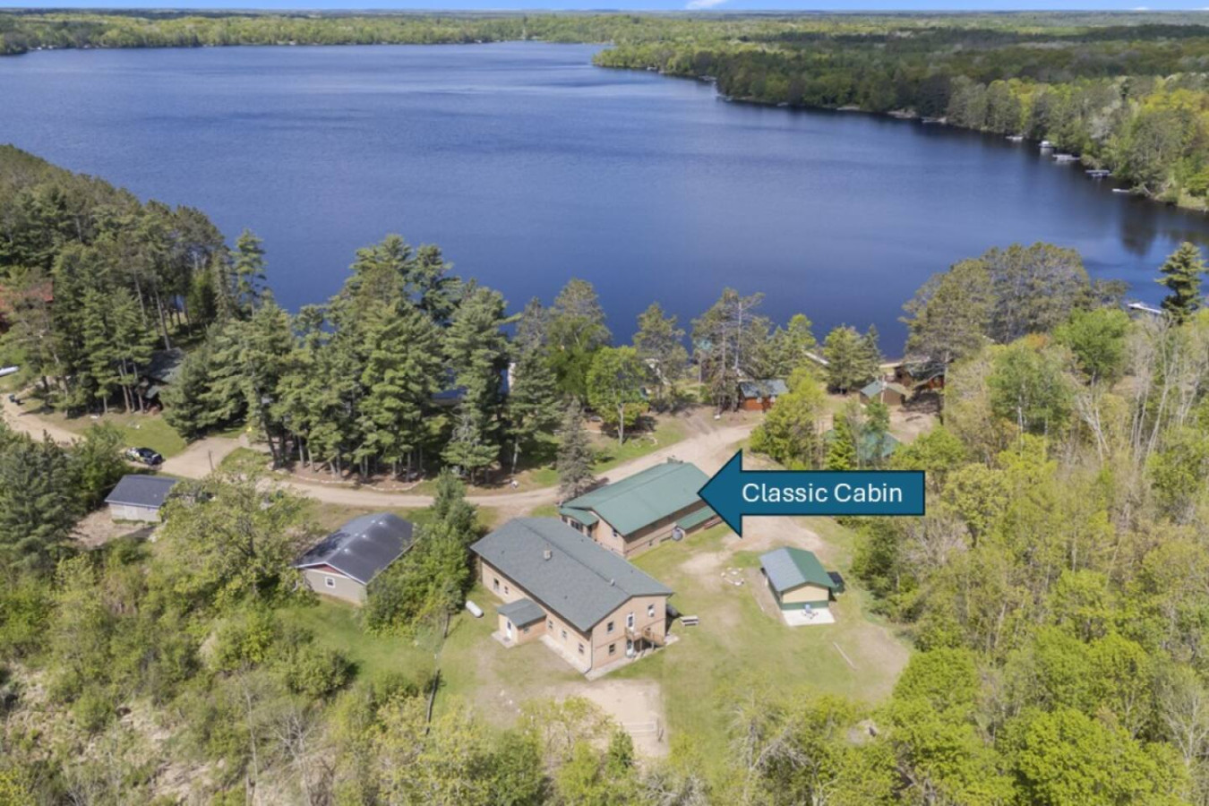 Ariel view of resort