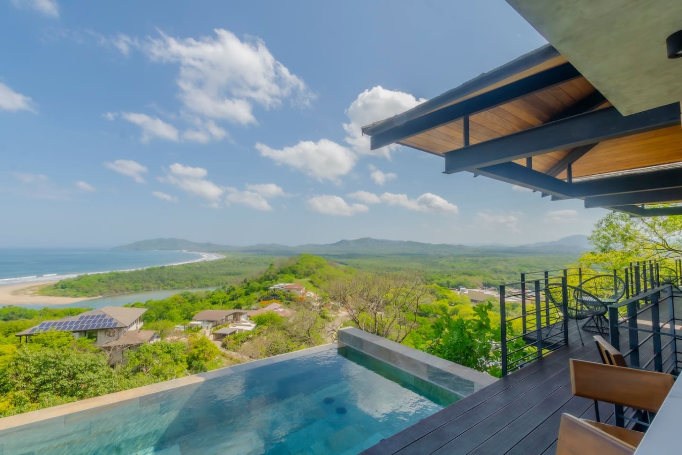 Our refreshing pool is the ultimate recovery spot! After riding Tamarindos great waves, cool off & relax with stunning views. It's the perfect way to soothe tired muscles & recharge for more adventures. Ready for your post-surf bliss? Book your stay!