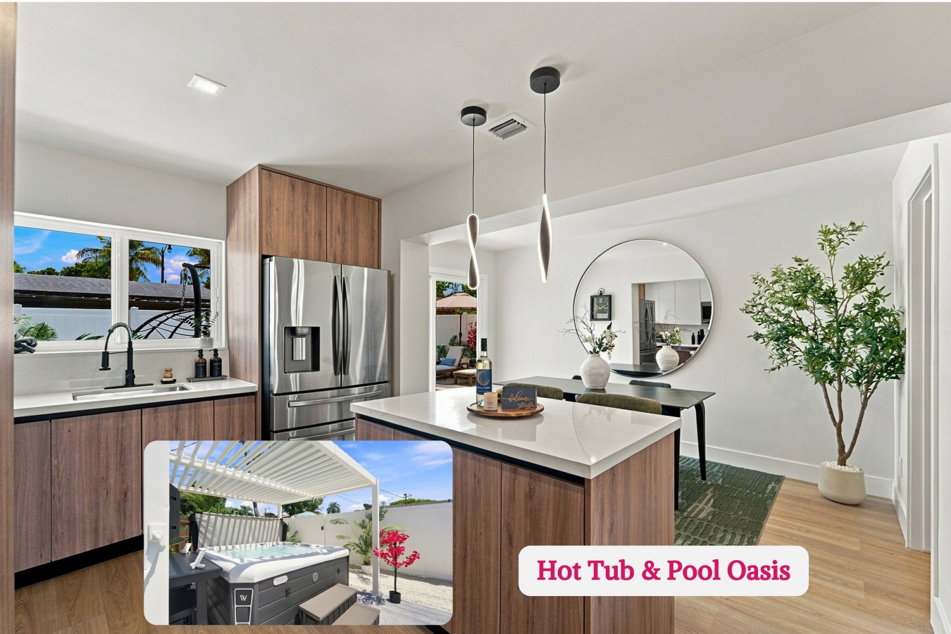 Modern Spa Home | Luxury Hot tub! Mins to Beach