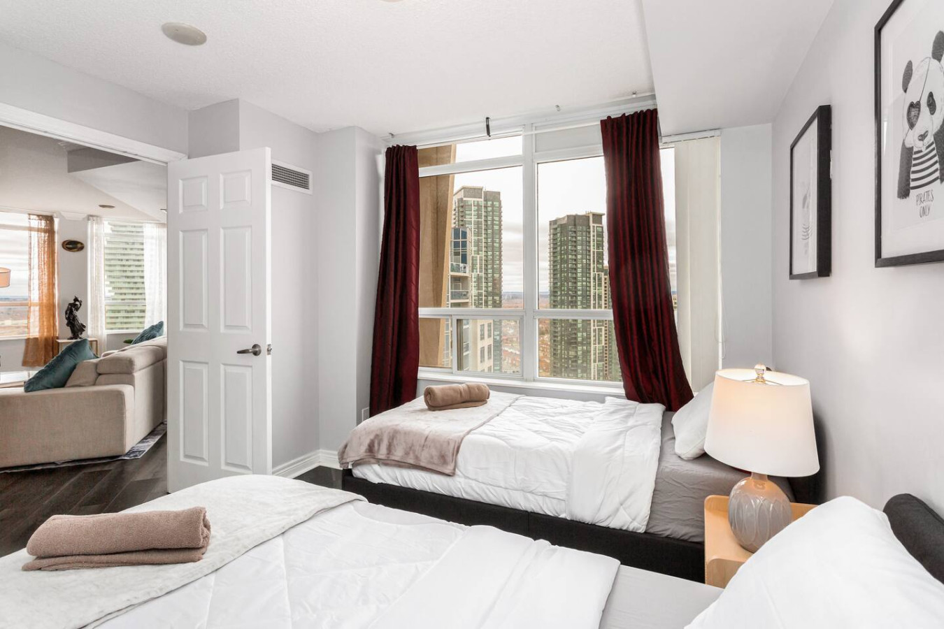 Sky Retreat | 2BR-2BA High Floor | 180° City View photo 15
