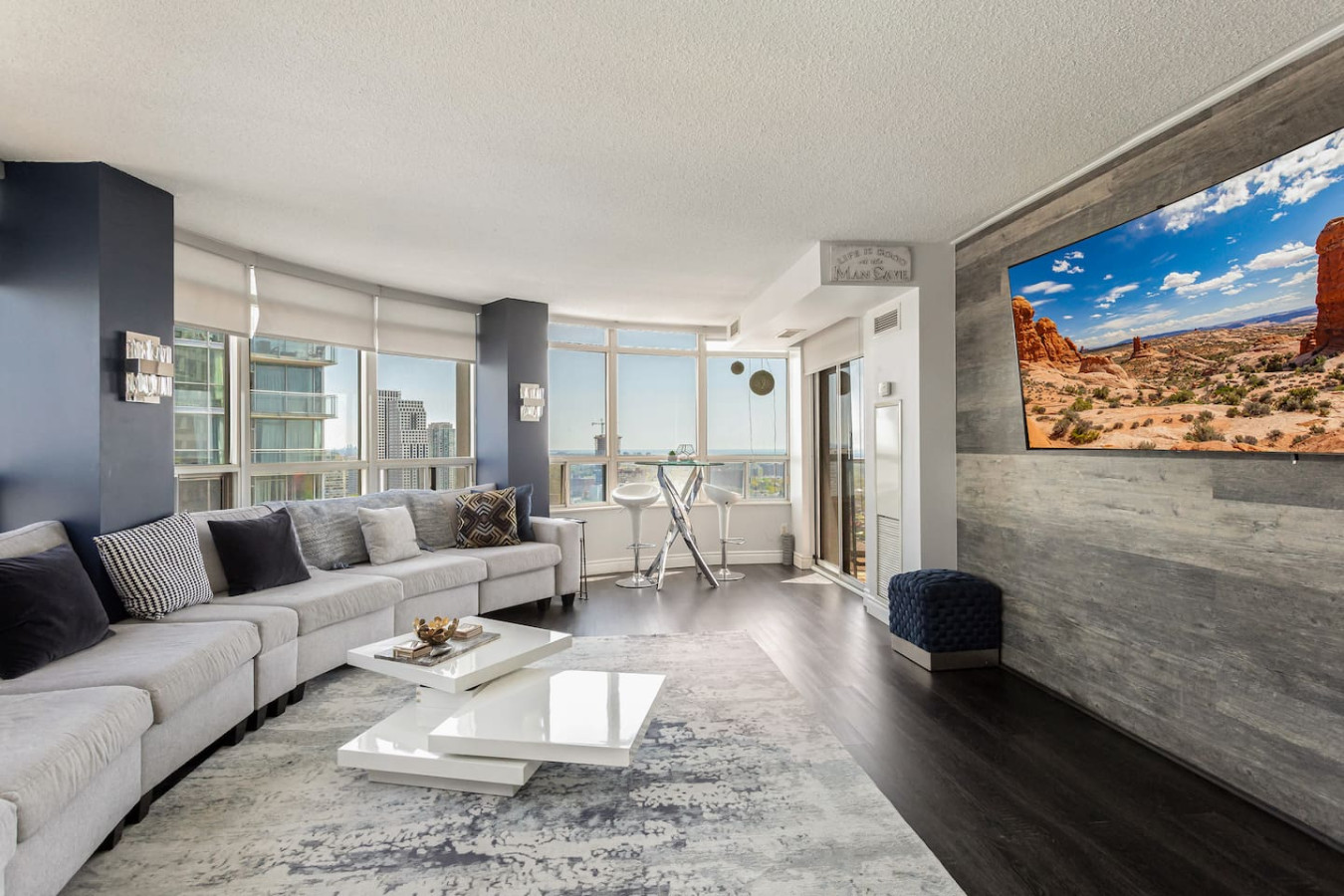 Luxury 2BR+Den | Steps from SQ1 | Panoramic Views! photo 42