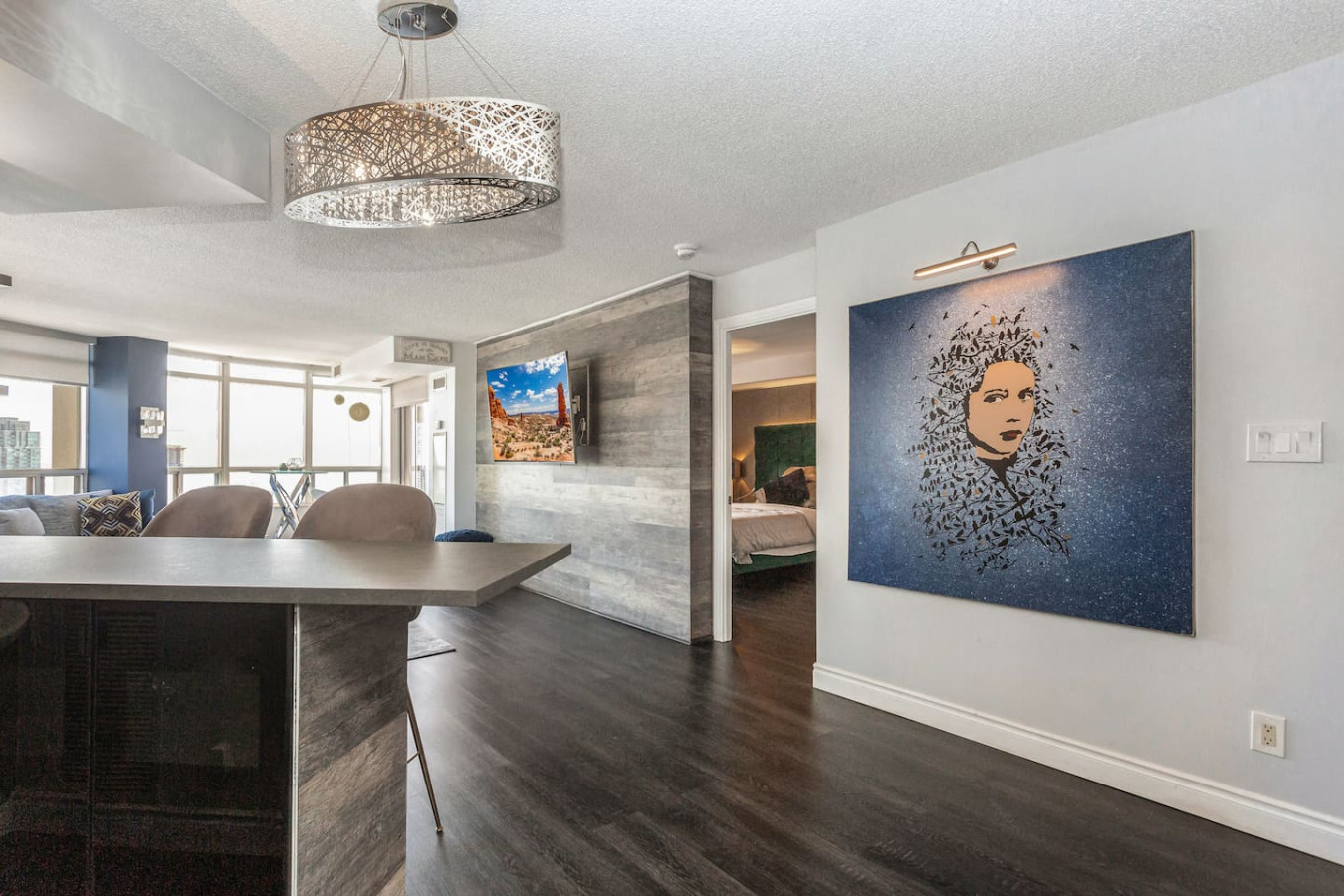 Luxury 2BR+Den | Steps from SQ1 | Panoramic Views! photo 37