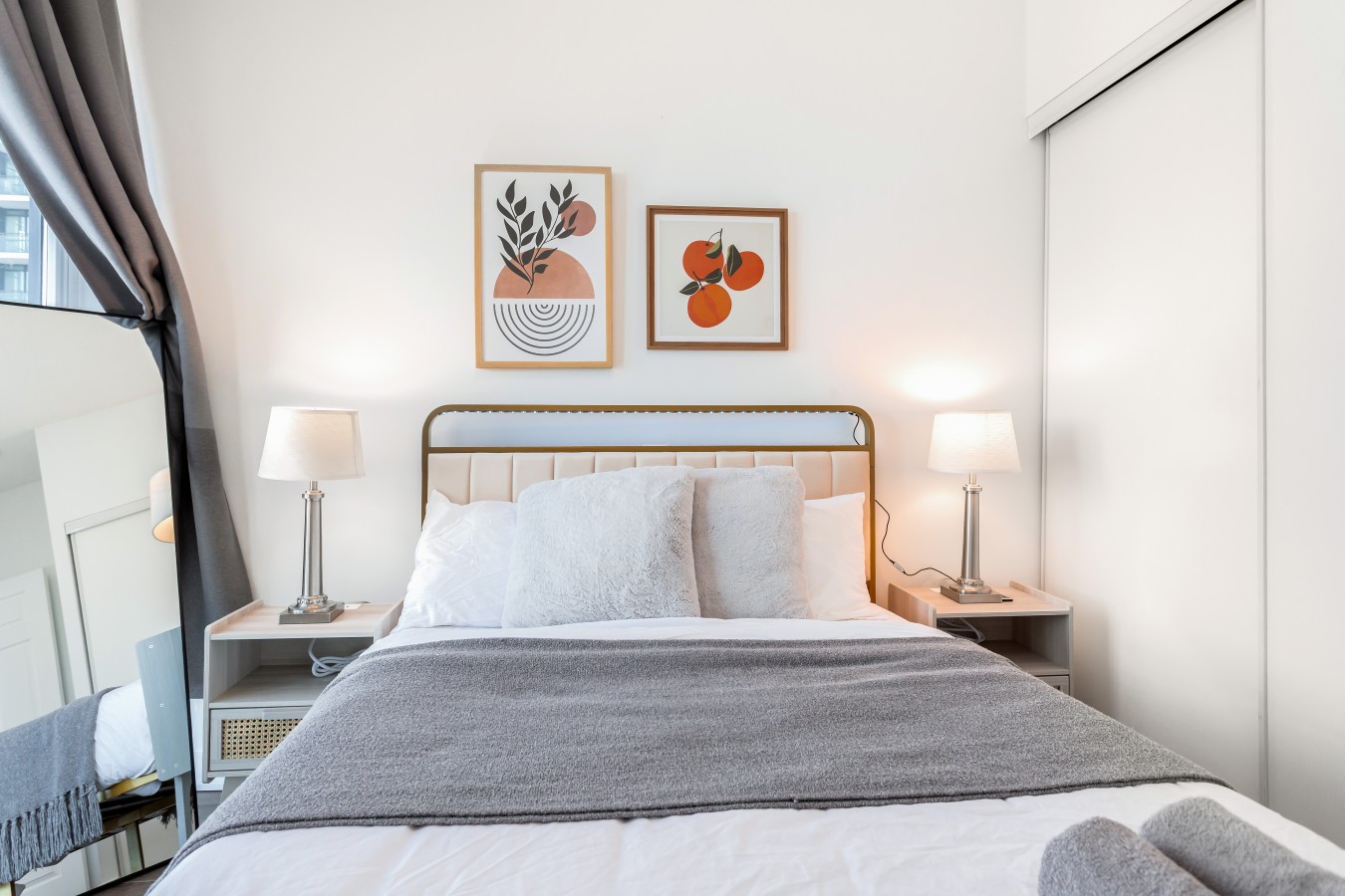 Sky-High 2BR/2BA Condo | Best City Views+Parking — furnished suite photo 5 in Mississauga