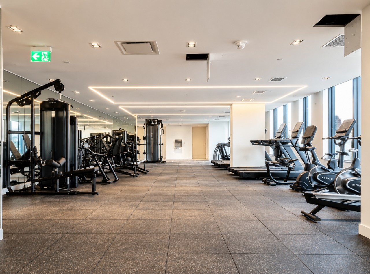 Luxury Skyline Condo | Pool • Gym • Steps to SQ1 — furnished suite photo 54 in Mississauga