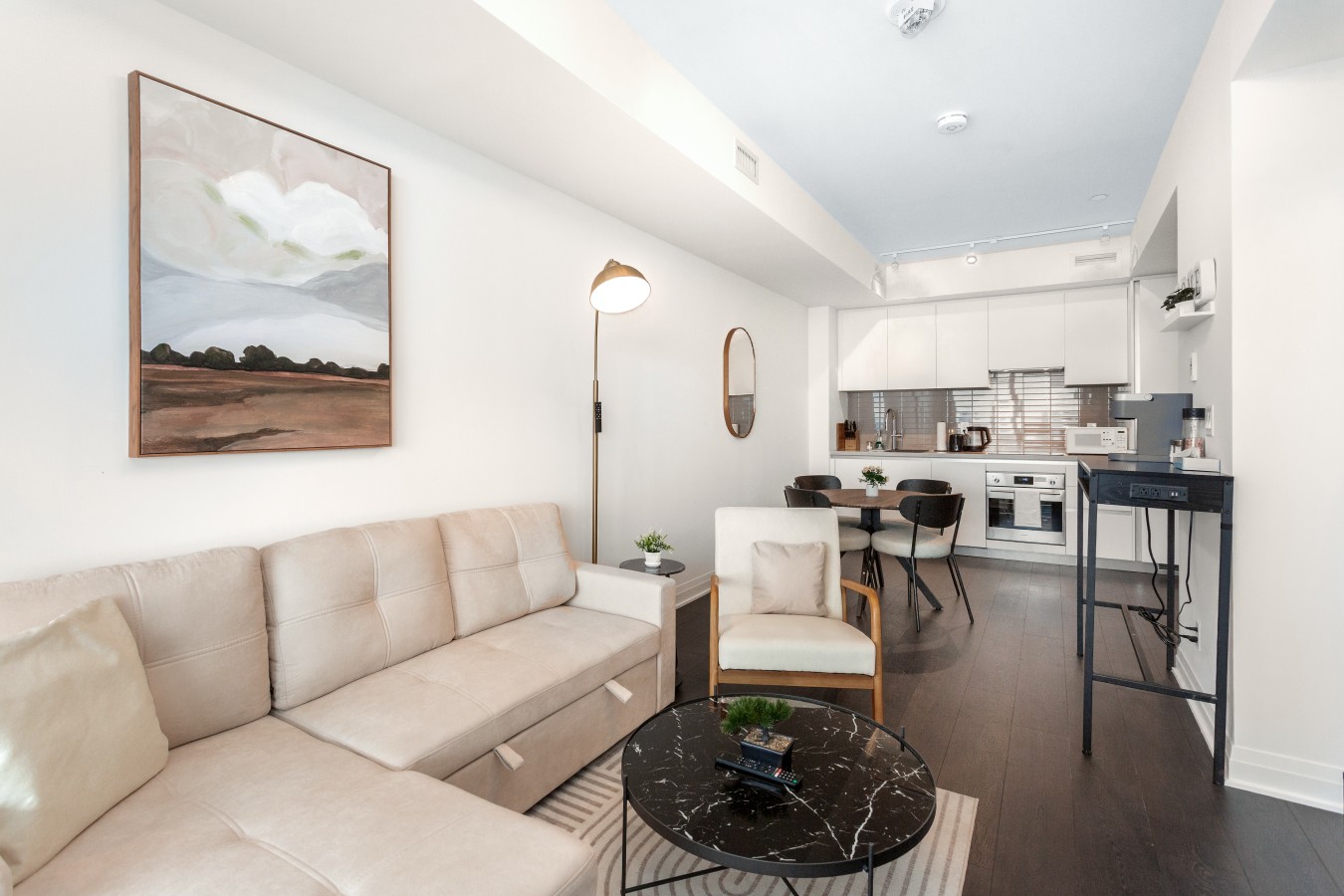 Luxury Skyline Condo | Pool • Gym • Steps to SQ1 — furnished suite photo 47 in Mississauga