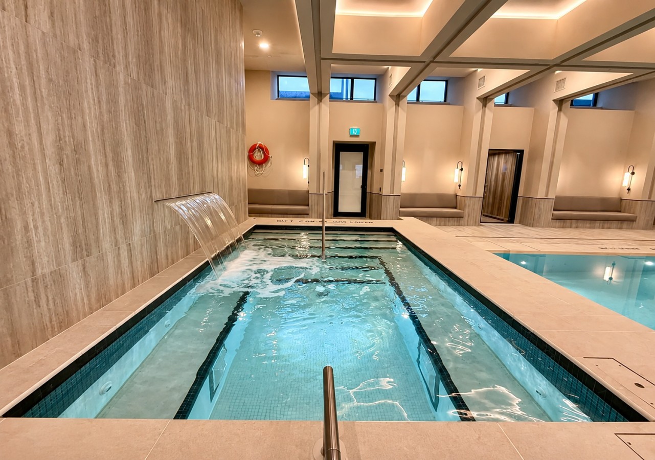 Luxury Skyline Condo | Pool • Gym • Steps to SQ1 — furnished suite photo 57 in Mississauga