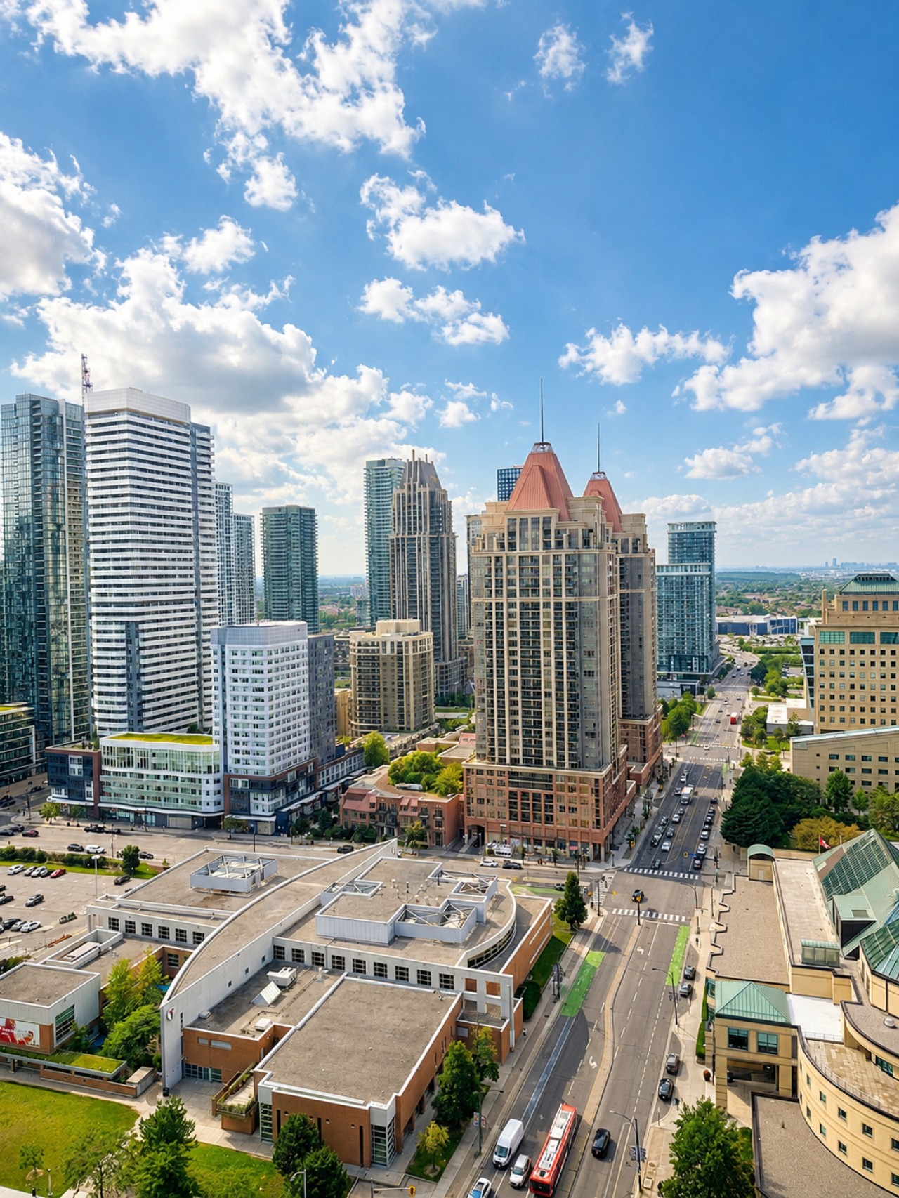 High-Rise 3BR Oasis | Free Parking | City Views — furnished suite photo 3 in Mississauga
