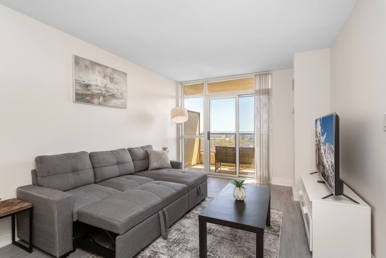 Stylish 2BR Retreat Steps to SQ1 | Prime Location — furnished suite photo 48 in Mississauga