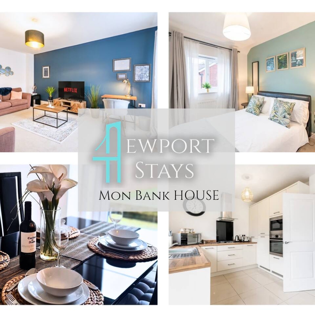 Mon Bank House*Parking*Contractors*Sleeps 6 serviced apartment - UK - VivreStays
