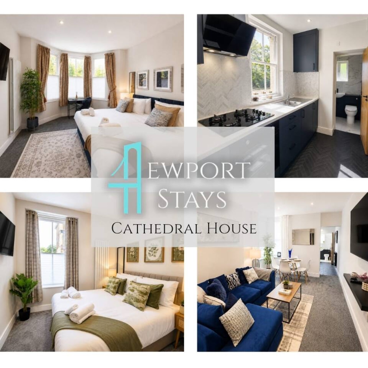 Cathedral House Spacious 2BR Apartment serviced apartment - Llandaff - VivreStays