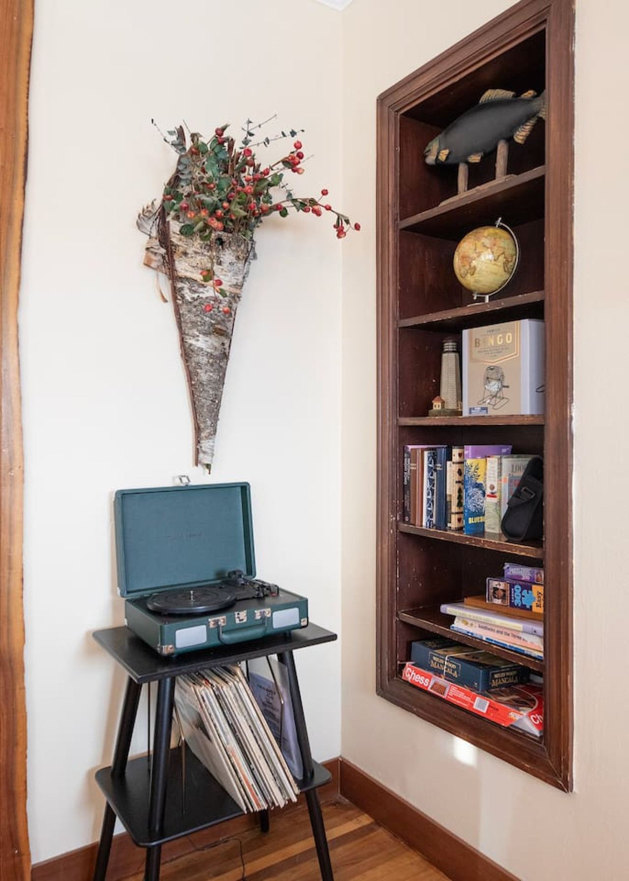 A stylish record player, perfect for vinyl lovers and modern streaming