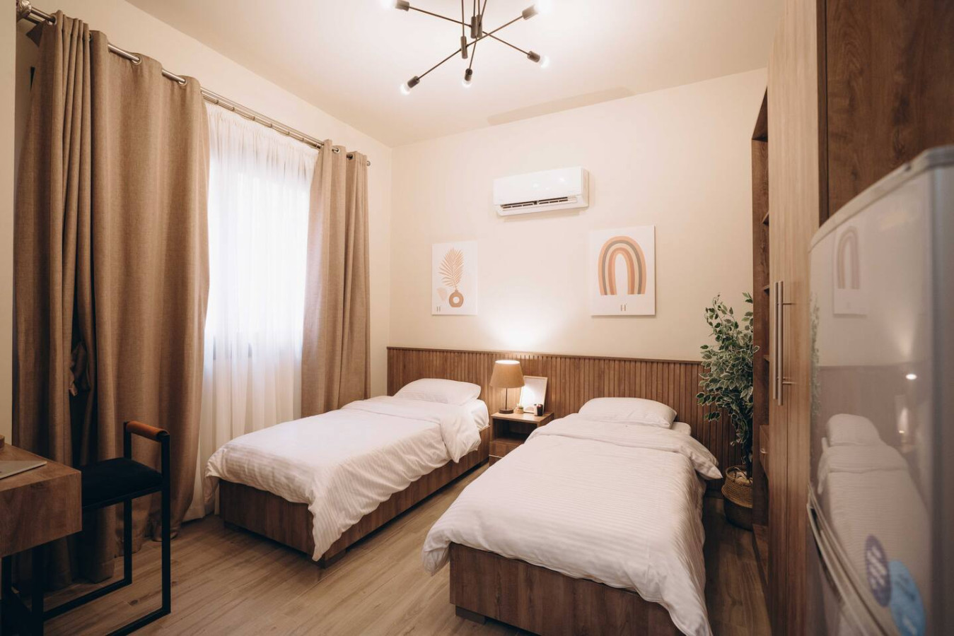 Horizon Studio – Modern City View in Nasr City - bedroom view 2