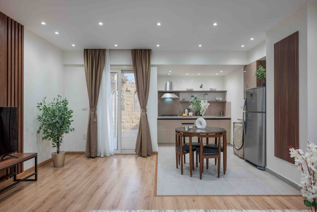 3-spacious Bedrooms With Exotic Roof In Nasr City in Cairo - interior view view 5