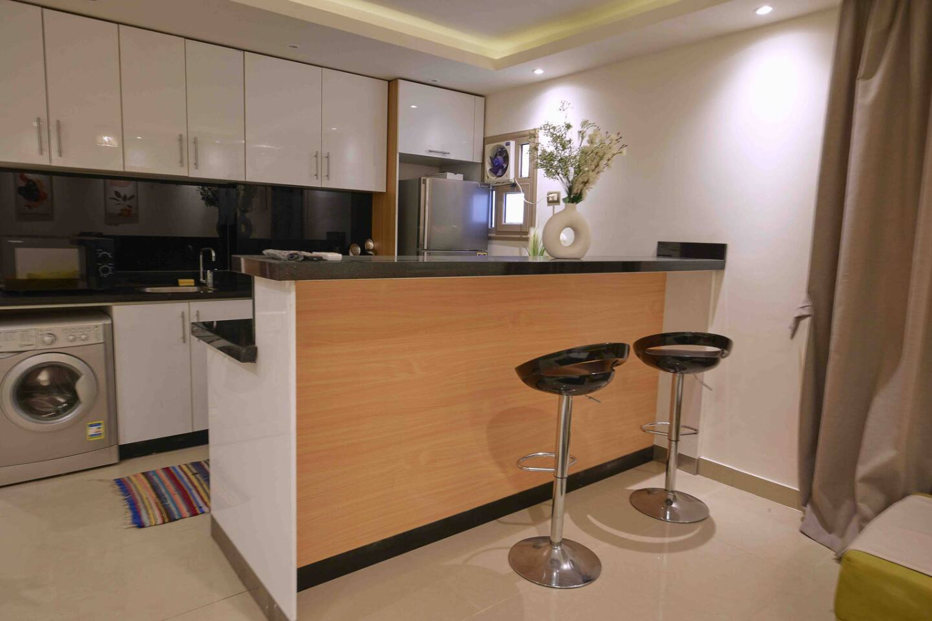Modern One Bedroom In Nasr City in Cairo - interior view view 5