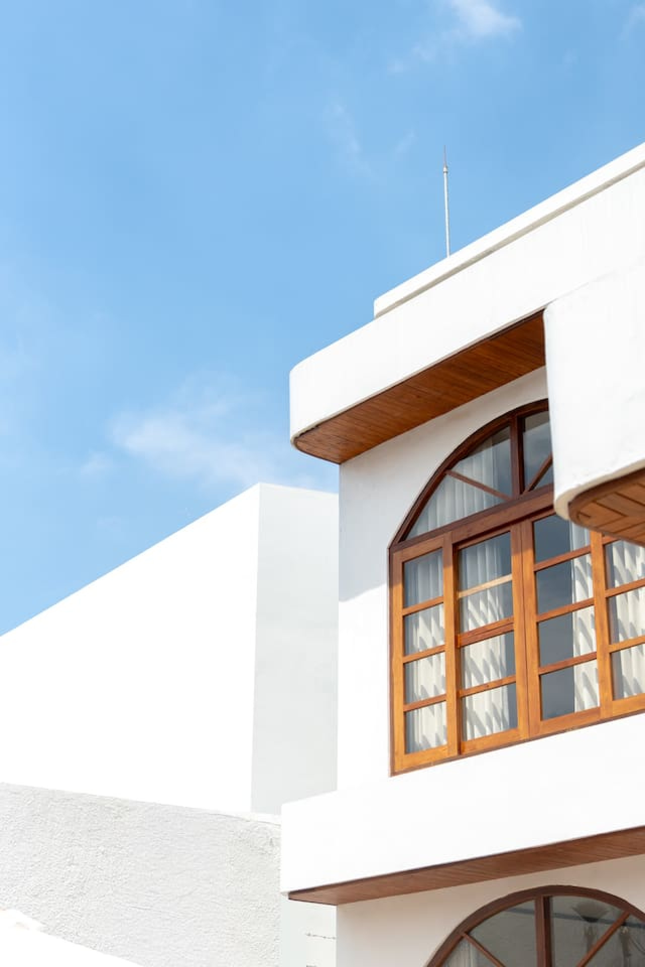 Large windows for natural light