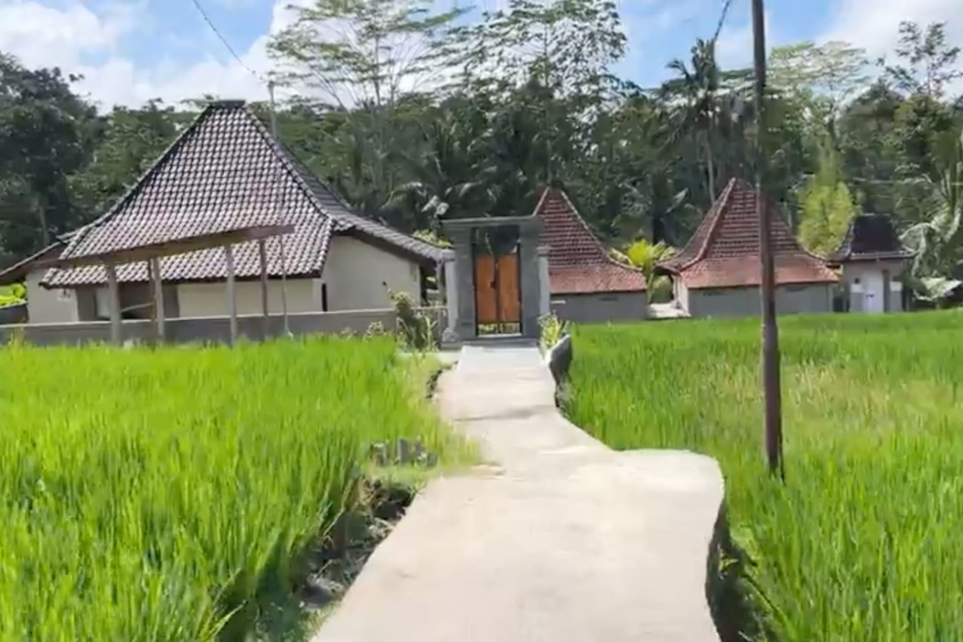 Please note that the villa is set in a peaceful and scenic rice field location, offering a truly private and tranquil escape. As part of this unique setting, direct car access to the villa is not available. See listing details for access options.
