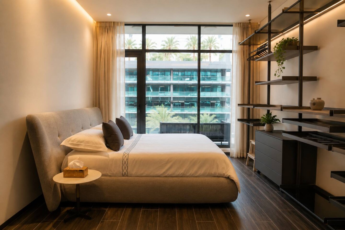 1 BHK Luxury Canal View Harbor Row with Balcony