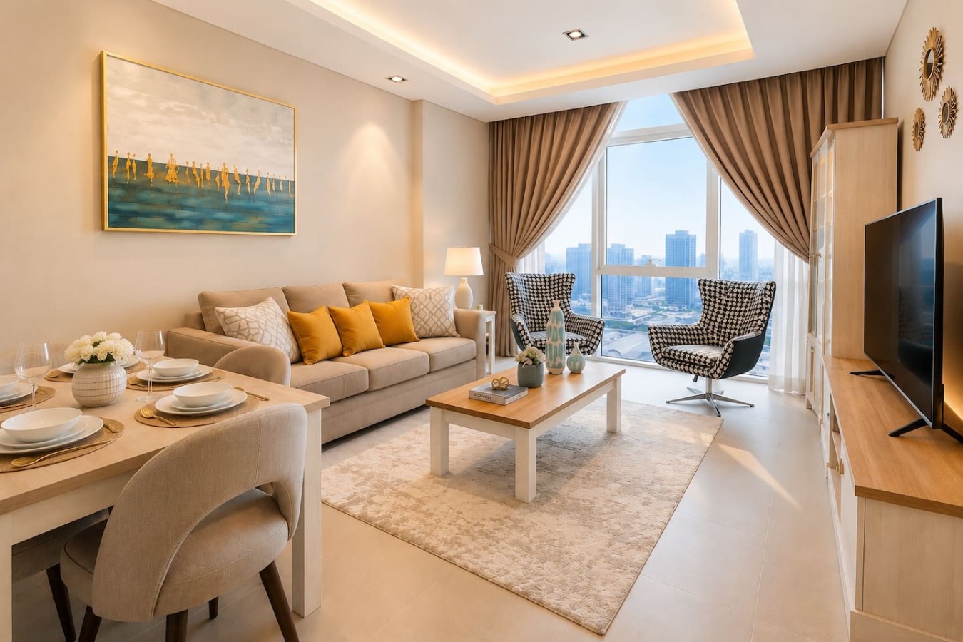1 BHK Luxury City View Catamaran