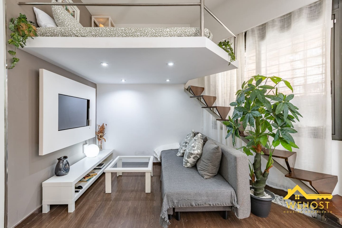 Elegante Loft con Altillo y Diseño Moderno |Centro