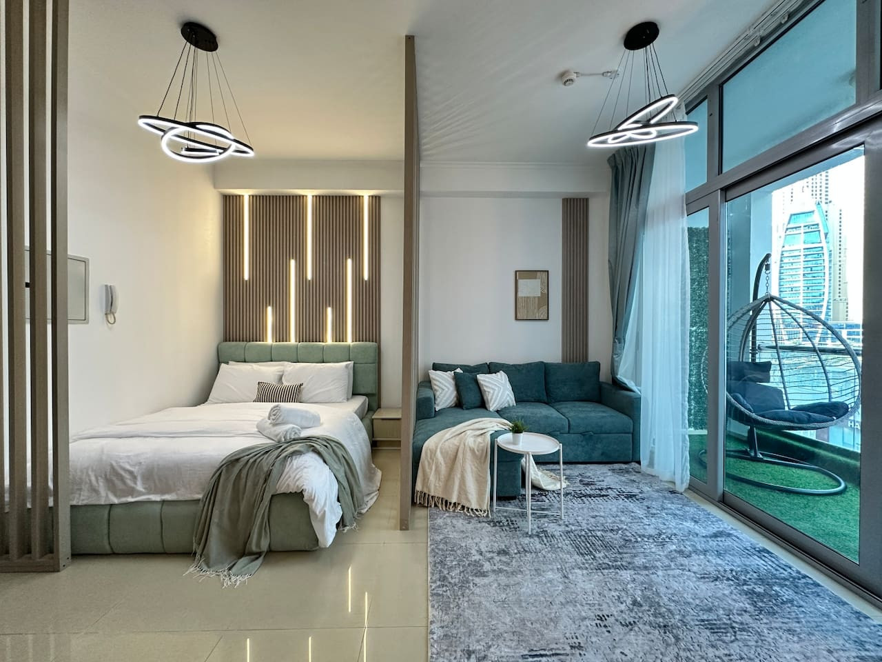 Marina Canal Studio | New | Walk to JBR Beach