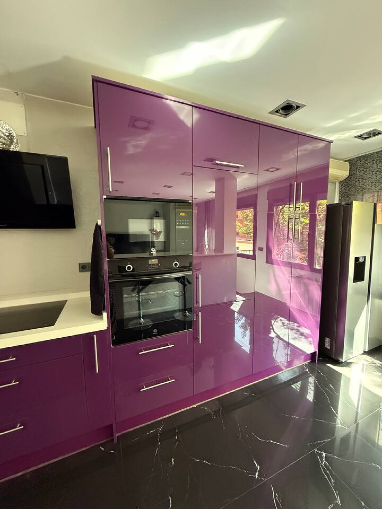 Chalet vanguardista Madrid — jardín