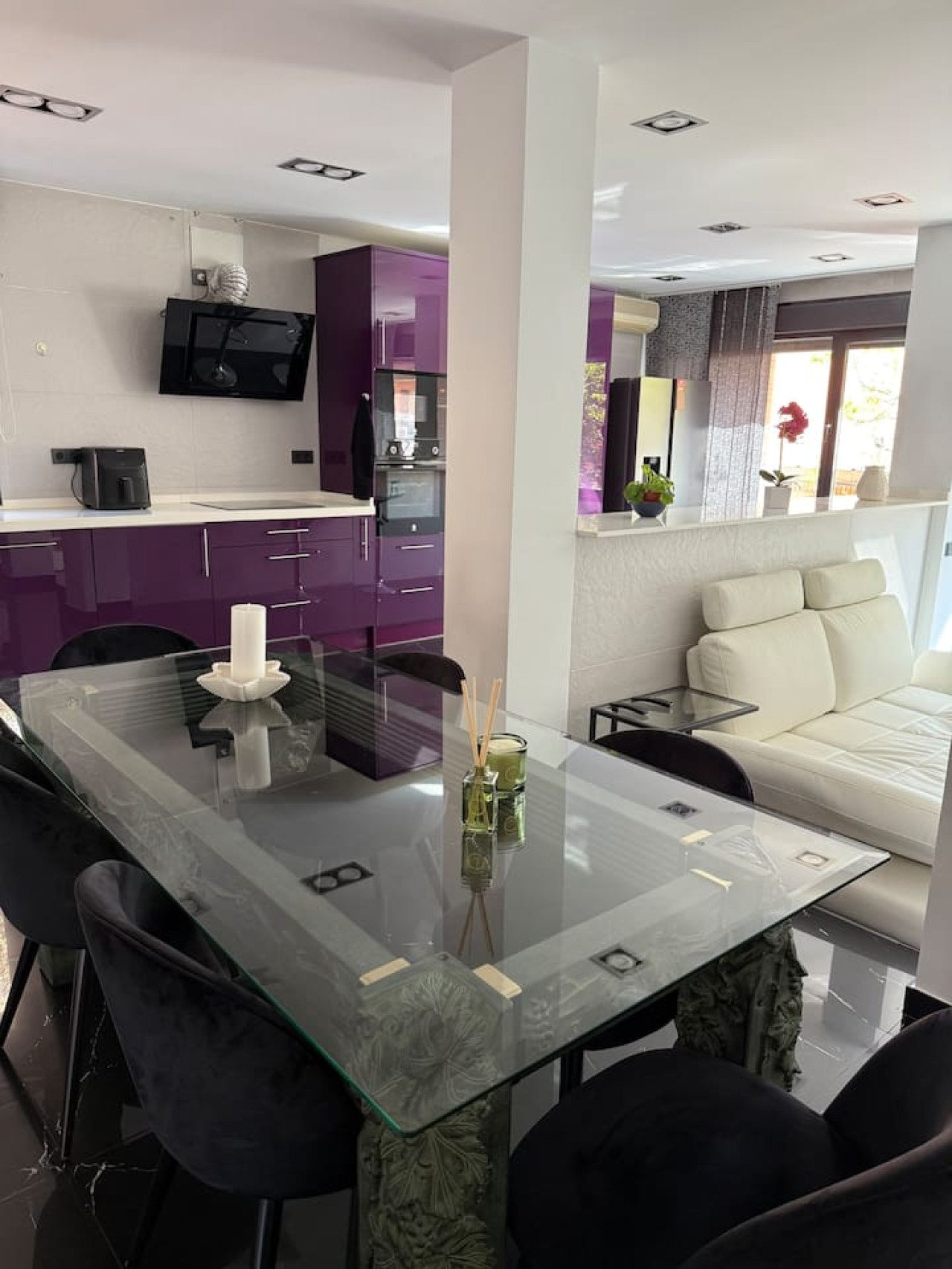 Chalet vanguardista Madrid — terraza