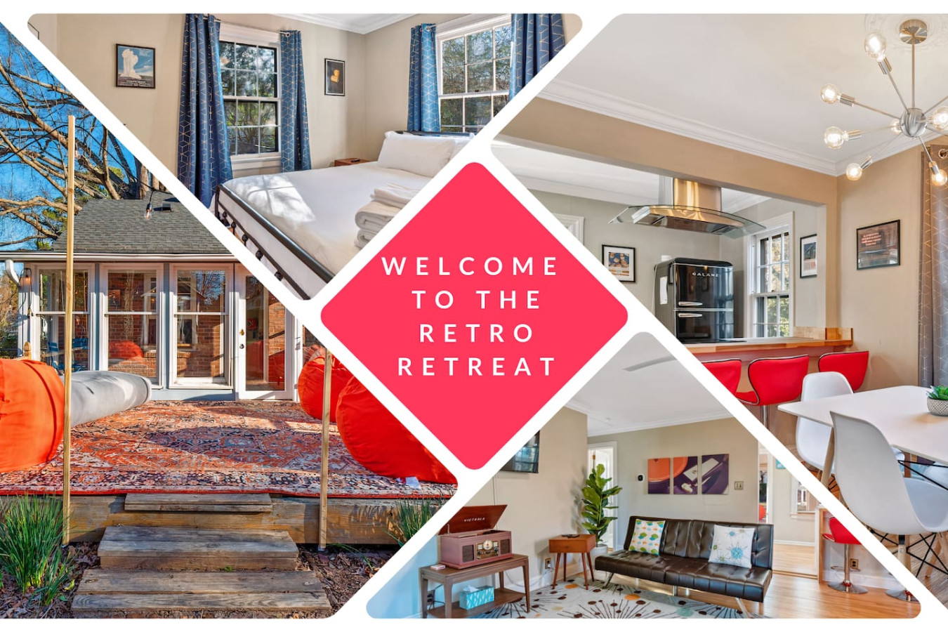 Charming Hideaway With Fire Pit And Sunlit Porch - Stylish Retro Retreat - Raleigh, NC