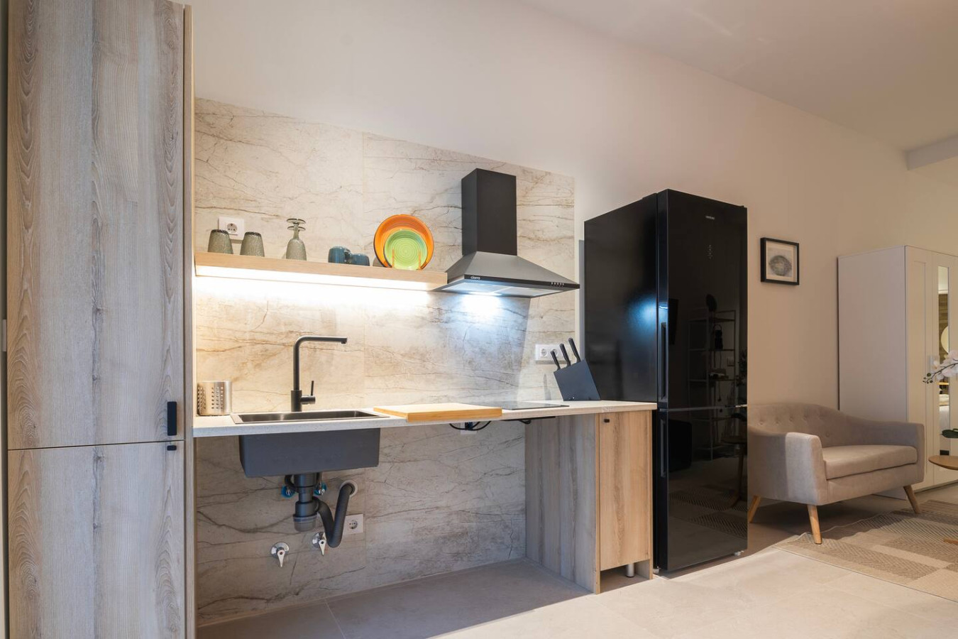 Interior de un loft en Monteolivete