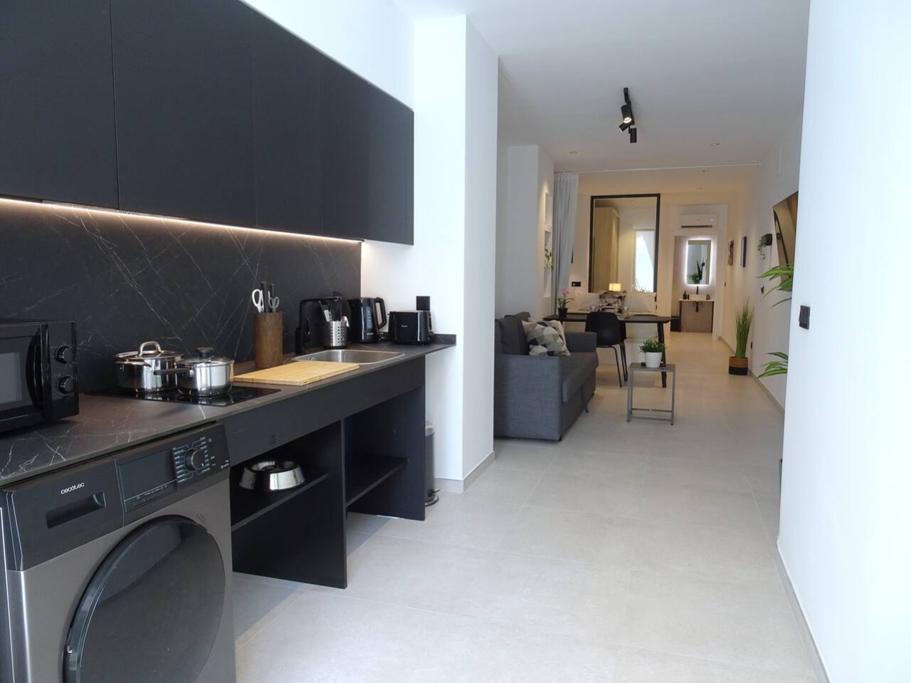 Interior de un loft en Torrefiel